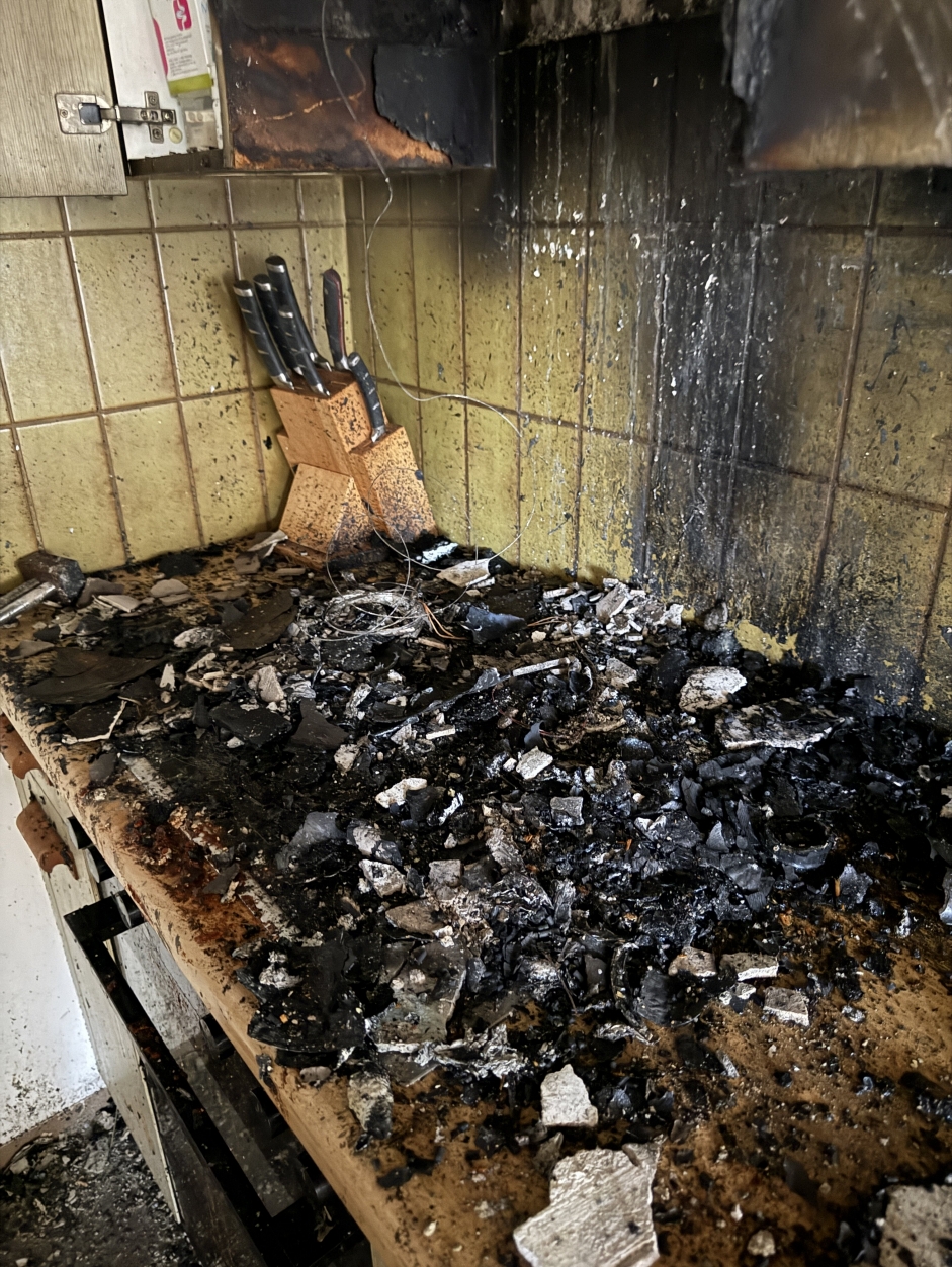 besch&auml;digte K&uuml;che